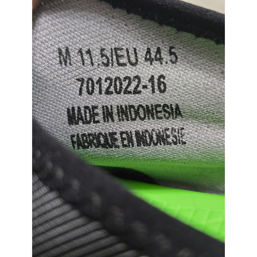 OOFOS OOmg Sport Low Black Recovery Shoes Mens 11.5 EU 44.5 7012022-16 - Picture 4 of 10